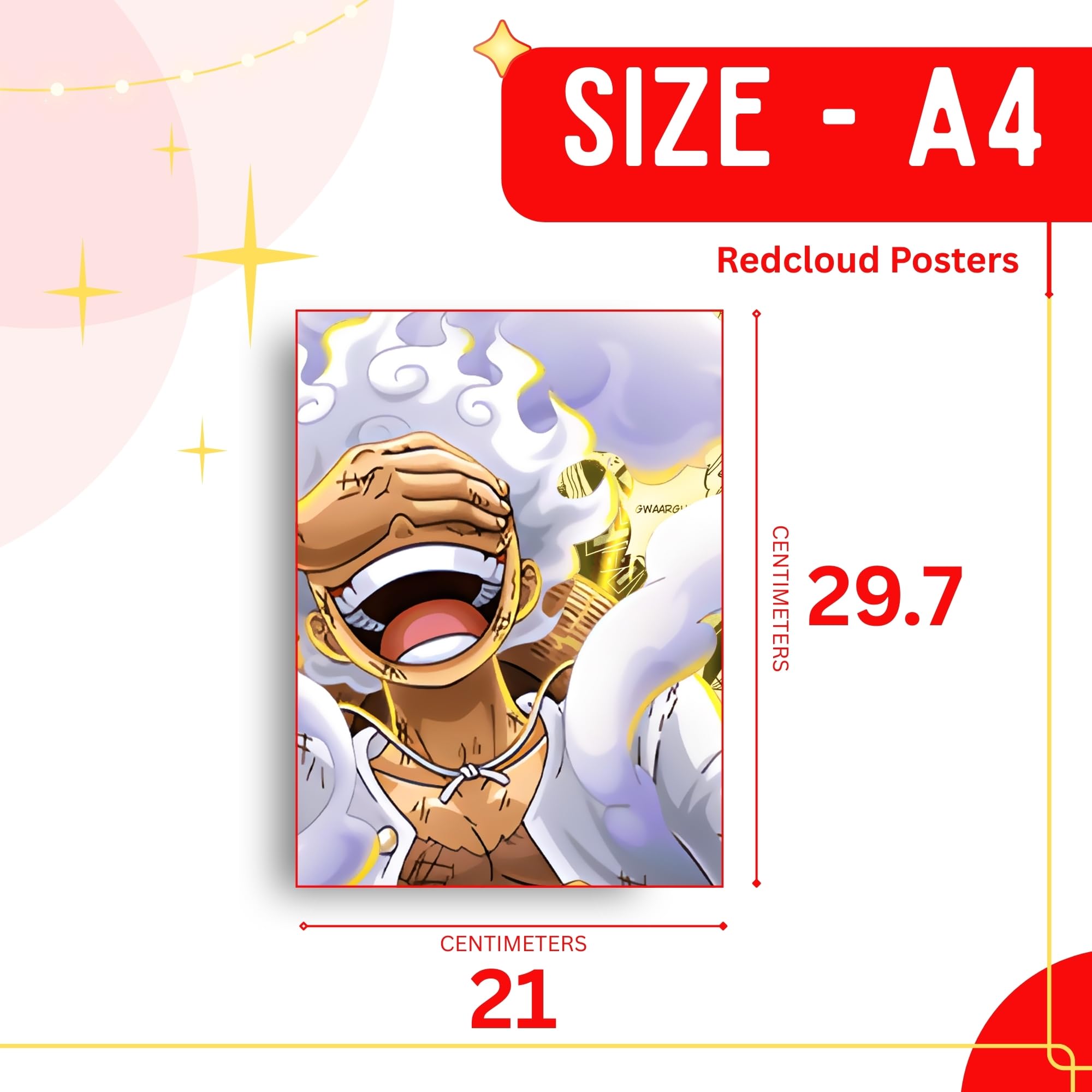 RedCloud Monkey D. Luffy One Piece Anime Manga 20 Piece Premium